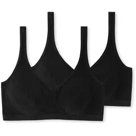 SCHIESSER 95/5 Organic Cotton Bustier schwarz 80A