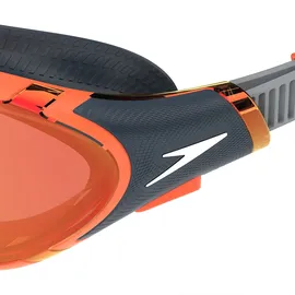 Speedo Biofuse 2.0 Schwimmbrille | Patentierte einfache Anpassung | Anti-Beschlag | Wasserdicht | Verbesserter Komfort Schwimmbrille, Amber Wave Bright, Einheitsgröße
