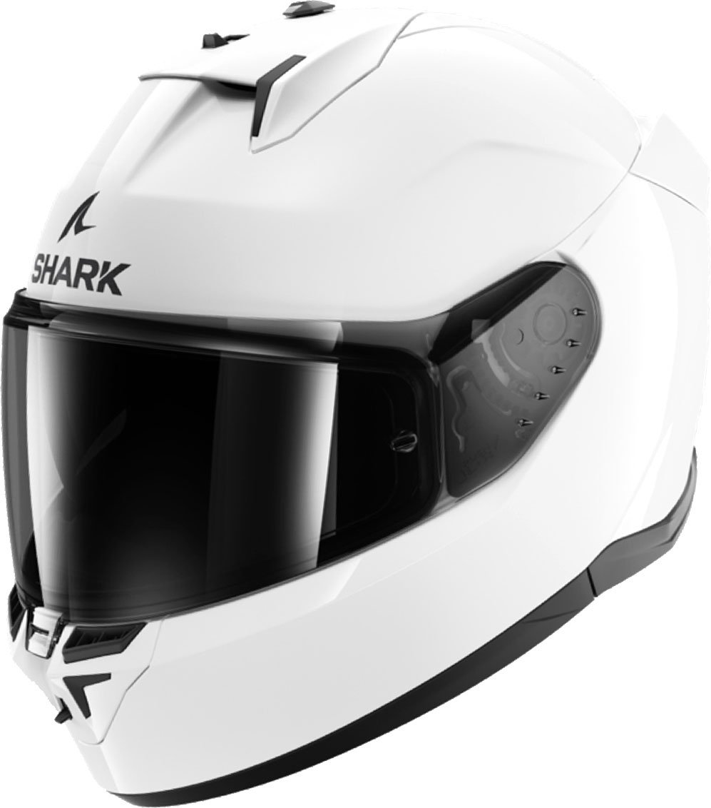 Shark D-Skwal 3 Blank, casque intégral - Blanc - XL