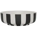 OYOY Toppu Schale, 13 cm, schwarz-weiß