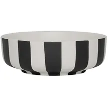 OYOY Toppu Schale, 13 cm, schwarz-weiß