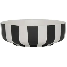 OYOY Toppu Schale, 13 cm, schwarz-weiß