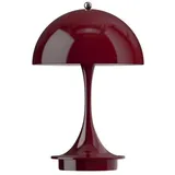 Louis Poulsen Tischleuchte Panthella 160 Portable V3 Opaker burgundy