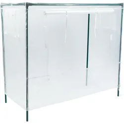 Vitavia Hochbeetabdeckung Eckig aus PE Folie mit integriertem UV Schutz B 118 x T 55 x H 105 cm (Gr. M)