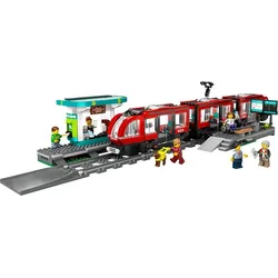 LEGO® City Straßenbahn mit Haltestelle
