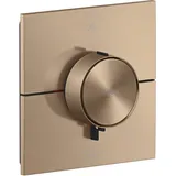 Hansgrohe AXOR ShowerSelect ID Thermostat Unterputz, eckig, 2 Verbraucher - brushed red gold