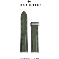 Hamilton Leder Jazzmaster Band-set Leder Grün-22/20 H690.424.103 - grün