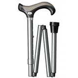 Gastrock Faltbarer Gehstock Derby schwarz