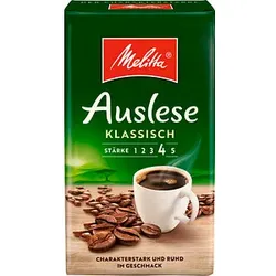 Melitta Auslese KLASSISCH Kaffee, gemahlen kräftig 500,0 g