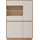 Home Affaire Vitrine Sonora 75 x 40 x 144 cm Braun