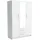 masseno Drehtürenschrank PINELLO 120 x 195 x 55 cm Weiß