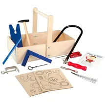 Pebaro Laubsäge-Set 20-teilig, In Schreinerkiste