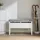 SoBuy Schuhbank 72 x 64 x 30 cm grau / grau