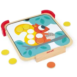 Janod I Am Learning Colours Magnetic Chips Pädagogisches Spielzeug - Multicolor - 24 Monate-5 Jahre