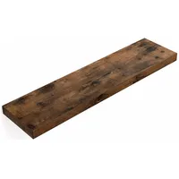 VASAGLE Wandboard 80 x 20 x 3,8 cm Braun