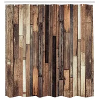 ABAKUHAUS Duschvorhang 175 x 240 cm braun