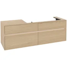Villeroy & Boch Waschbeckenunterschrank Collaro 4 Auszüge 160 x 54,8 x 50 cm Nordic Oak