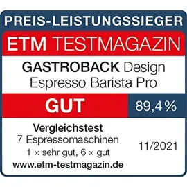 GASTROBACK Design Espresso Barista Pro