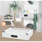 ML-Design Verbindungsrahmen mit Schublade 60,5 x 54 cm Weiß (ML-Design)