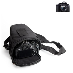 K-S-Trade Kameratasche für Canon EOS 850D, Kameratasche Fototasche Schultertasche Umhängetasche Colt schwarz