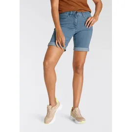 Arizona Jeansbermudas weite Passform, kurze Beinform, hohe Leibhöhe Gr. 50 N-Gr, bleached, , 24682820-50 N-Gr