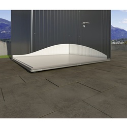 BIOHORT Fundament »Neo«, BxHxL: 334 x 18 x 222 cm, silberfarben
