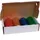 Efalock Professional Efalock Strähnen-Alufolie Set blau, rot, grün, gold, 20 μ