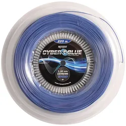 Topspin Tennissaite Cyber Blue (Haltbarkeit+Touch) blau 220m Rolle