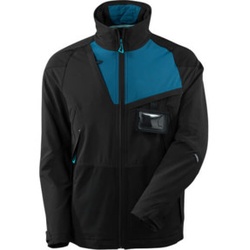 Mascot Jacke, Stretchstoff, geringes Gewicht Arbeitsjacke Größe 3XL, schwarz/dunkelpetroleum