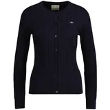 GANT STRETCH COTTON CABLE CARDIGAN Blau 2XL