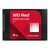 Western Digital WD Red interne Festplatte 4 TB (3,5 Zoll, NAS Festplatte, 5.400U/min, SATA 6 Gbit/s, NASware-Technologie, für NAS-Systeme im Dauerbetrieb) rot