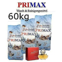 60 kg Primax Waschpulver + Damenparfüm gratis (2x30kg)