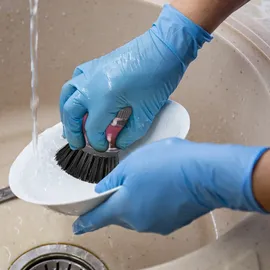 Relaxdays Spülbürste mit Spülmittelspender Set grau-schwarz 3 St.