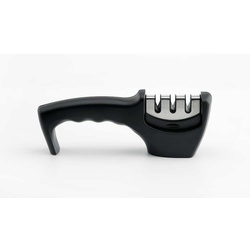 Michelino Messerschärfer »3-stufiger Messerschärfer, 3-stufiger Messerschärfer, Klingenschärfer« schwarz