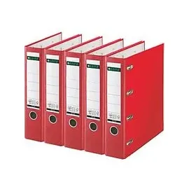 Leitz Doppelordner DIN A5 75 mm Rot 5 St.