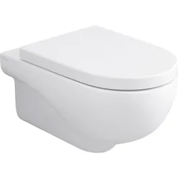 Combi-Pack Nuvola, spülrandlos (Ausführung: Combi-Pack Nuvola Wand-Tiefspül-WC spülrandlos + WC-Sitz Jari Softclose)