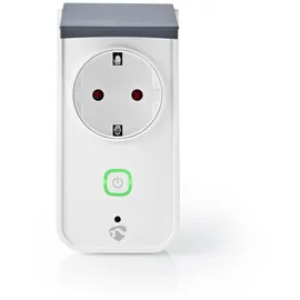 Nedis Smart-Home-Steckdose IP44 Weiß 2 St.