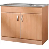 wiho Küchen Spülenschrank »Prag«, B/T/H: 100/50/85 cm,