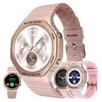 Damen-Smartwatch mit Telefonfunktion, 1,32-Zoll-Bildschirm, 123 Sportmodi,Aktivitätstracker 5ATM mit Schlafüberwachung,Schrittzähler für Androi... - Gold