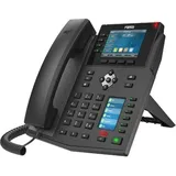 Fanvil X5U V2 IP-Telefon, Schwarz, Kabelgebundenes Mobilteil, Tisch/Wand, Im Ba