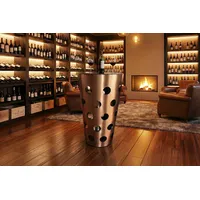 KAWOLA VINO Bartisch Ø 0 x 0 cm Schwarz/Roségold