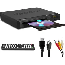 MAJORITY DVD Player für Fernseher, 1080p Upscaling, HDMI & RCA, Region Free