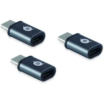 Conceptronic DONN05G OTG-Adapter für USB-C zu Micro USB 3.0 3er-Pack gr