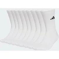 adidas ESSENTIALS CREW SOCK 10er Pack Schwarz/Weiß 46-48
