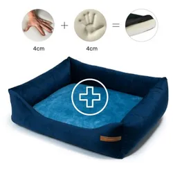 Rexproduct Otto Orthopädisches Hundebett Dunkelblau S-XL blau S