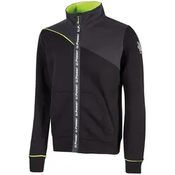 U-Power Sweatshirt-Jacke Uranus - black carbon - 2XL