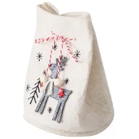Boltze GRUPPE GmbH Dekoobjekt Geschenktasche aus stabilem Material JOY, H. 14,5 cm (1 Stk., 1 Stk), Geschenktasche weiß