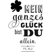 Camino Stempel: Mein ganzes Glück bist du allein. (Ps 16,2)