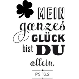 Camino Stempel: Mein ganzes Glück bist du allein. (Ps 16,2)