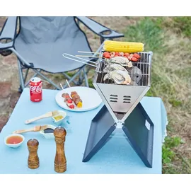 Steinborg Klappgrill schwarz